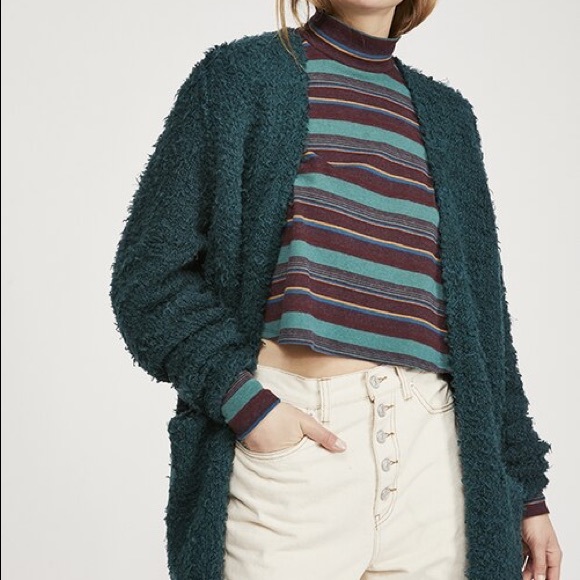 NWT Free People Open Front Wool Blend Cardigan - Picture 3 of 8